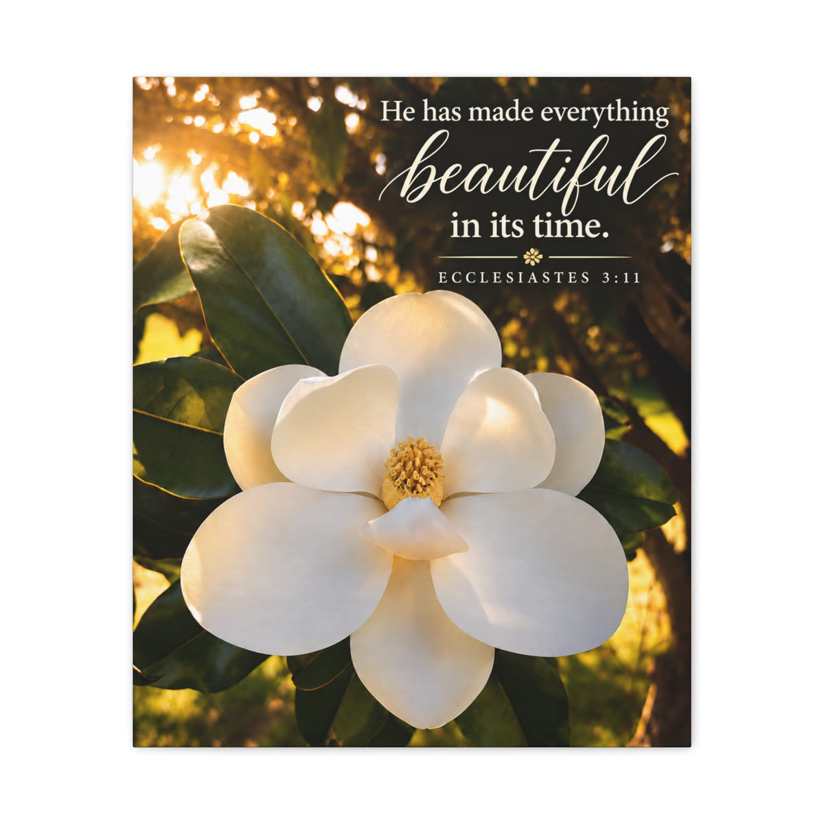 Made Beautiful Magnolia - Canvas