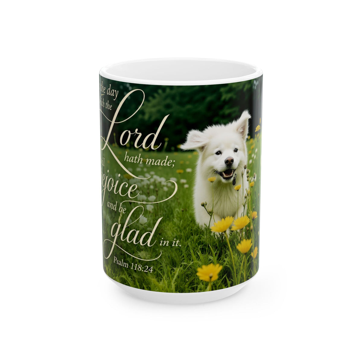 Rejoice Puppy - Mug