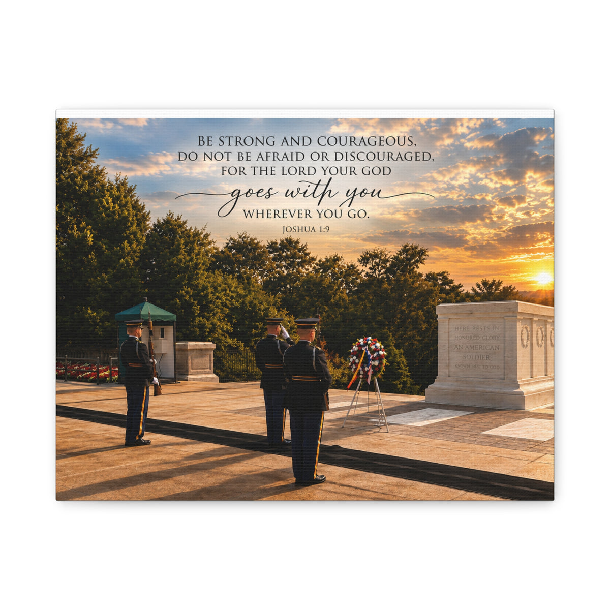 Courage at the Tomb - Canvas