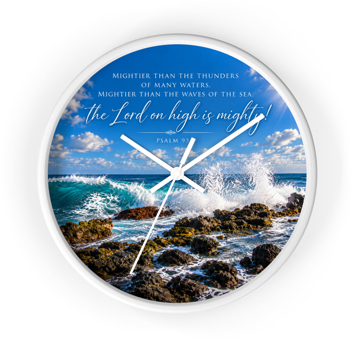 He is Mighty! - Clock