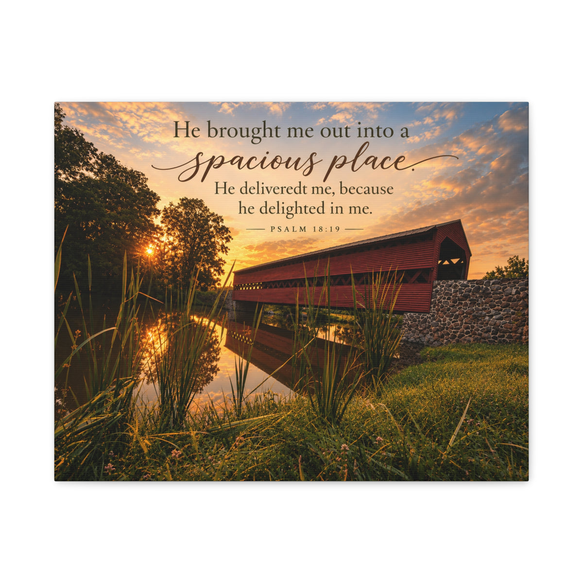 Into a Spacious Place - Canvas