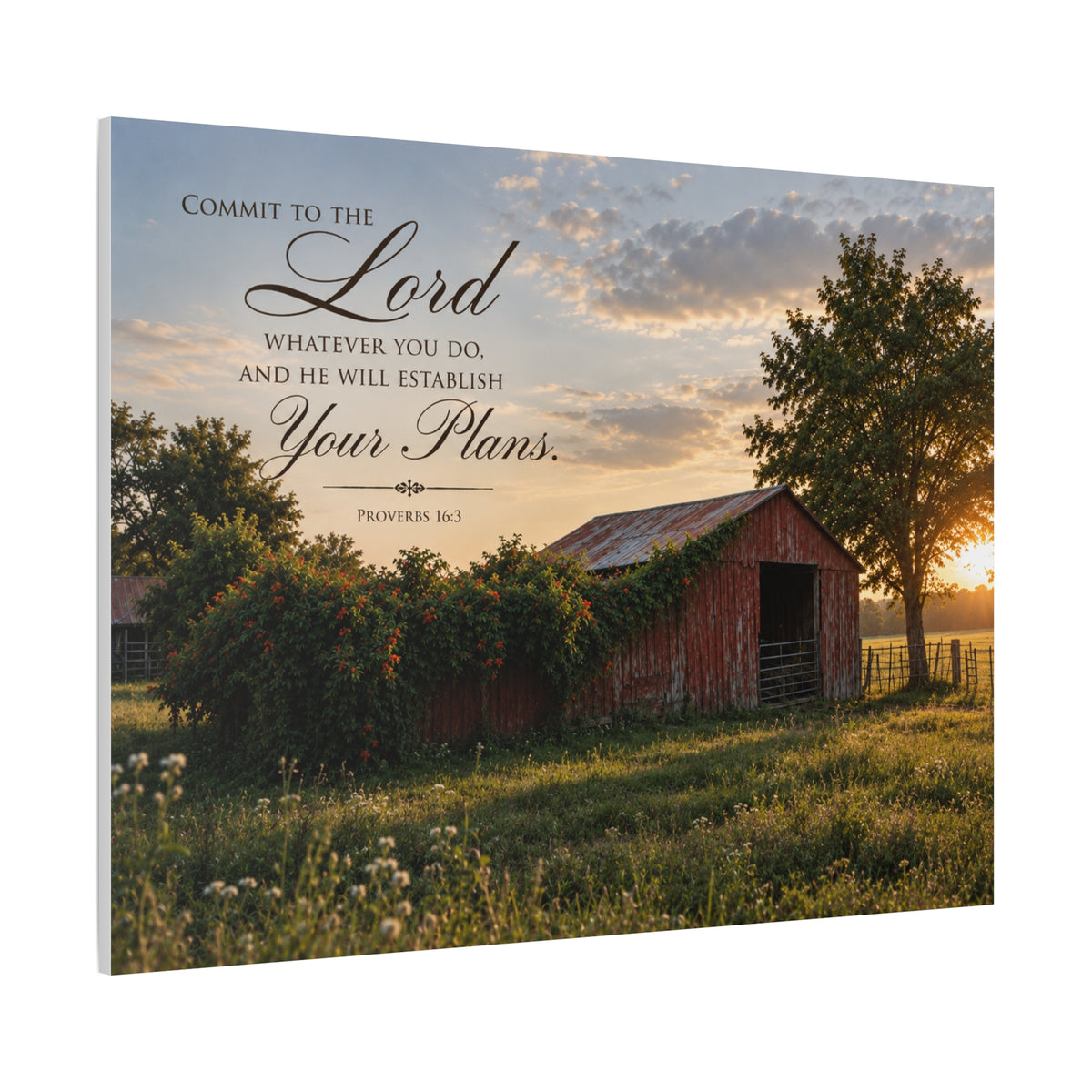 Established by Him - Canvas