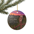 Beginning of Wisdom - Ornament