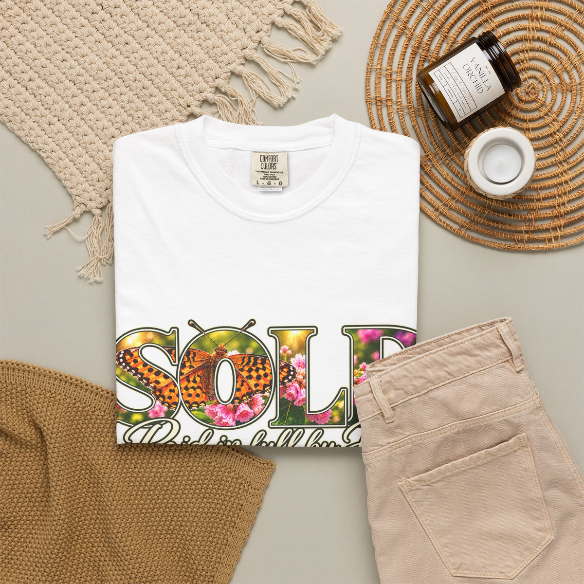 SOLD Consider the Flowers - Shirt