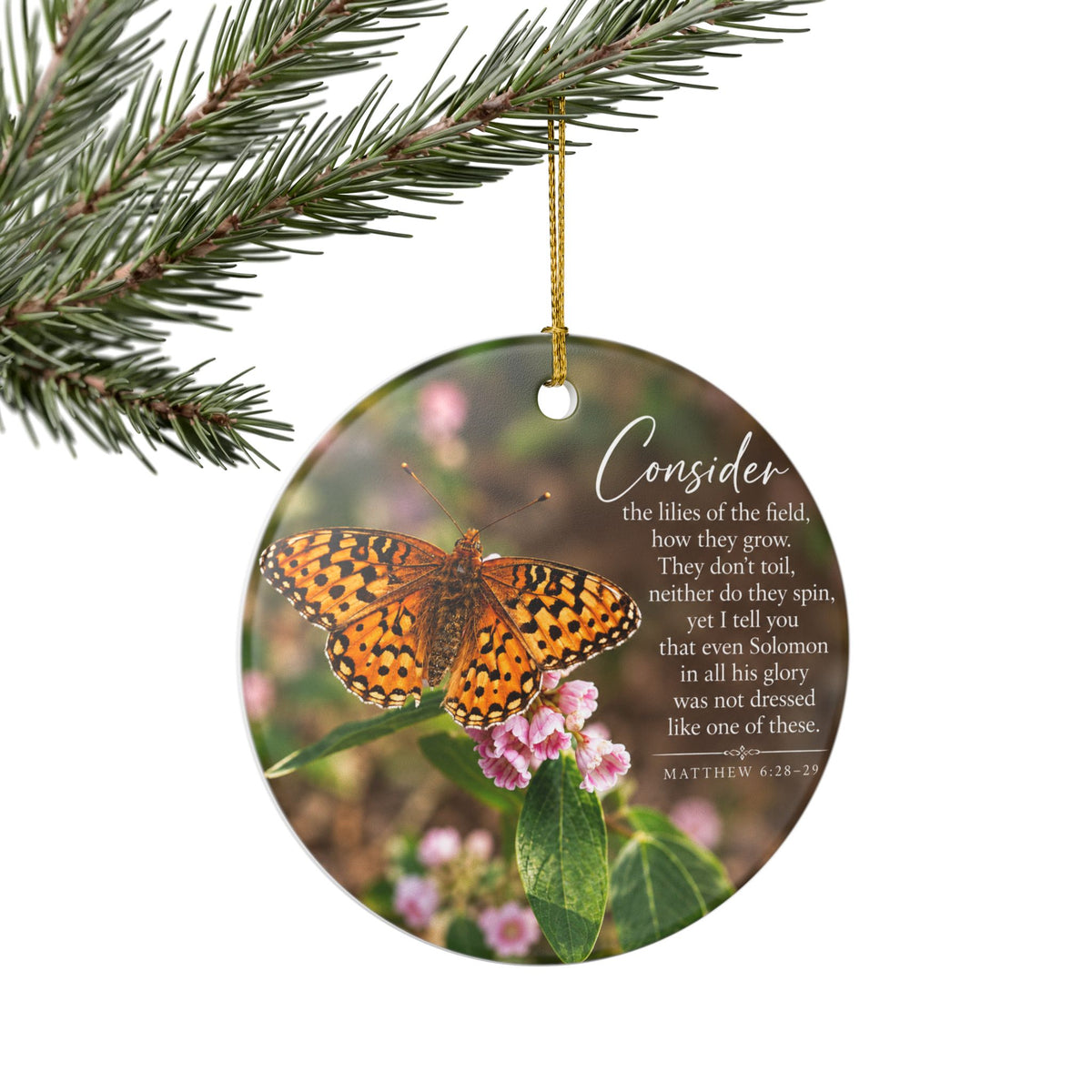 Consider the Flowers - Ornament