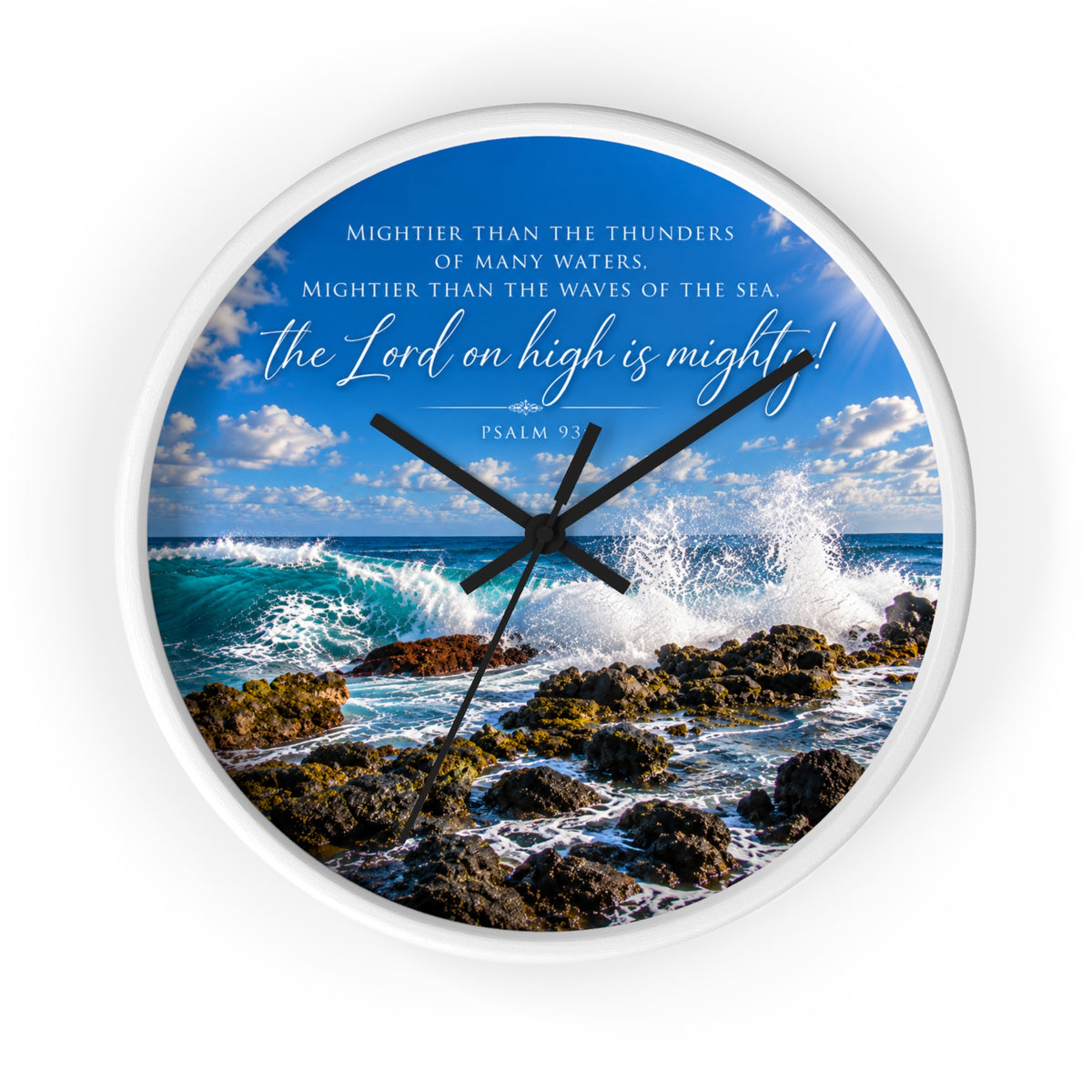He is Mighty! - Clock