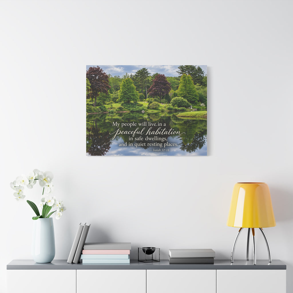 Peaceful Dwellings - Canvas
