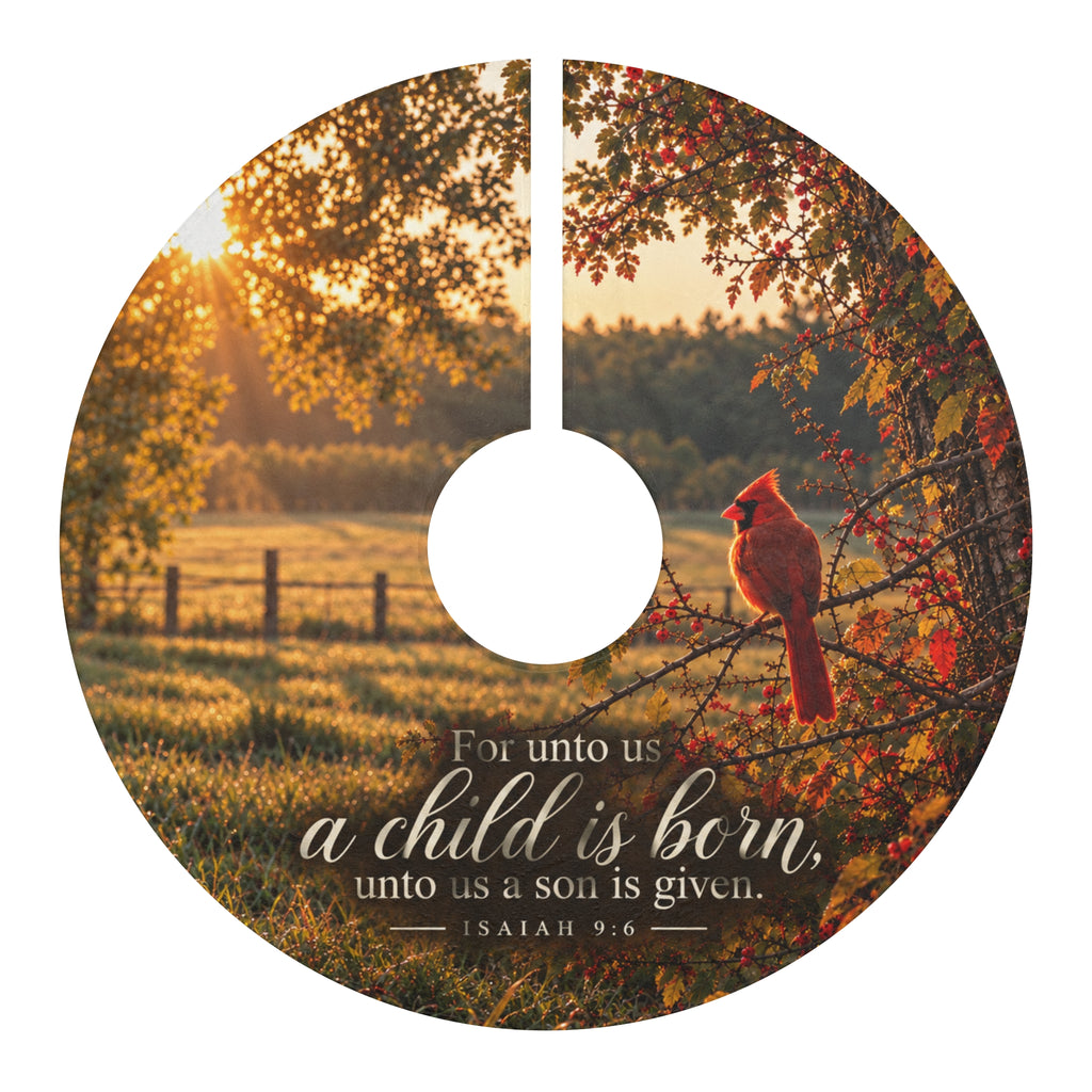 A Child is Born - Tree Skirt
