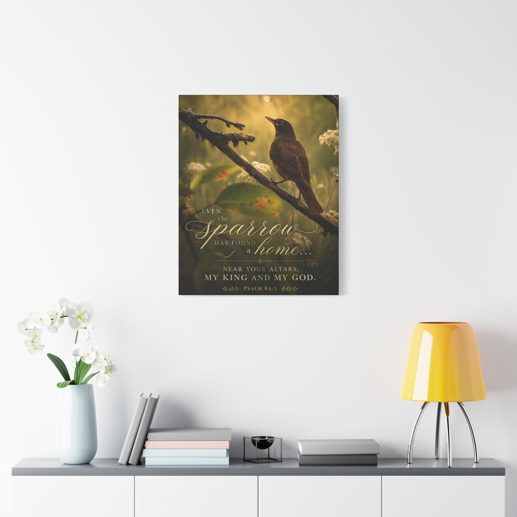Near Your Altars Bird -Canvas