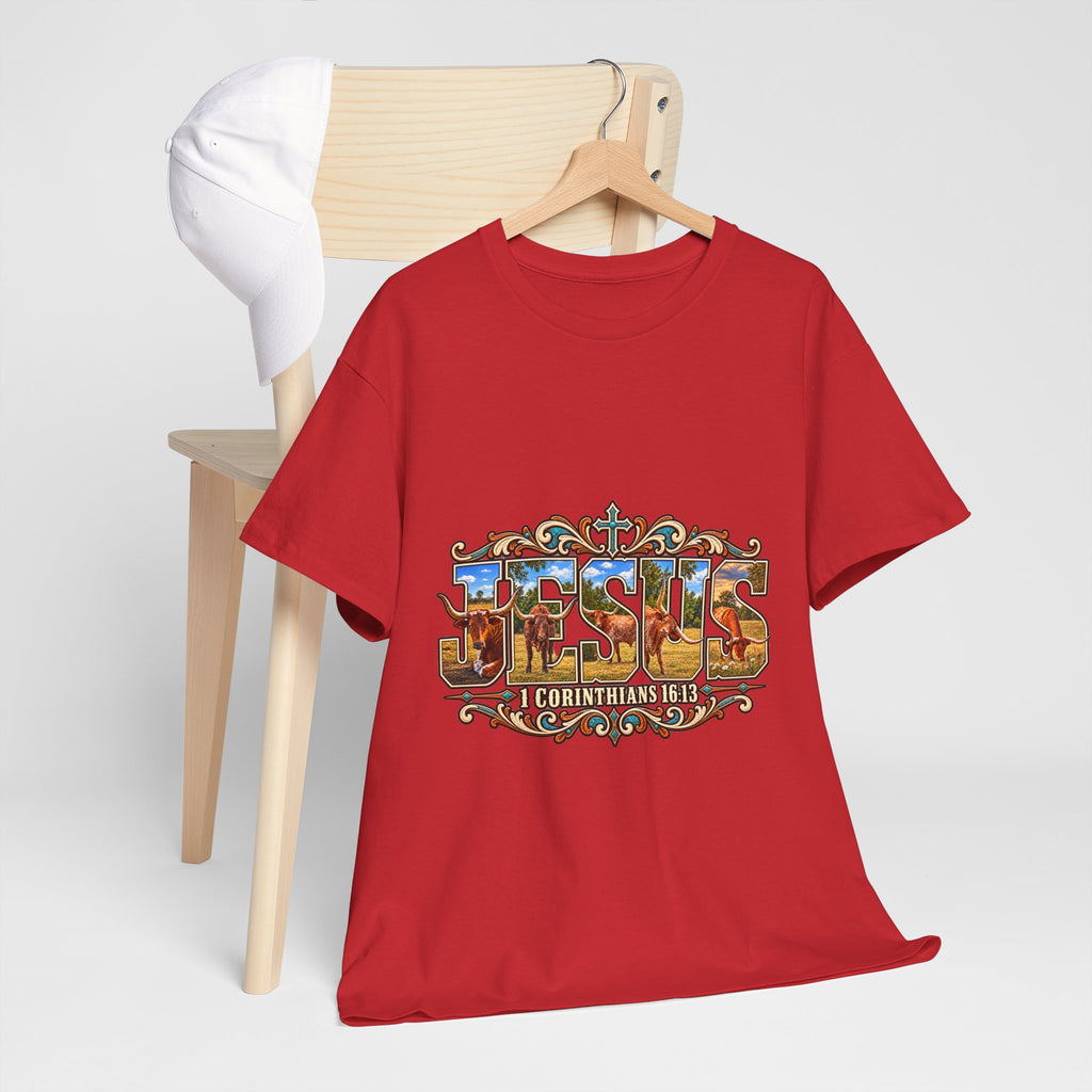 Jesus Longhorn - Shirt