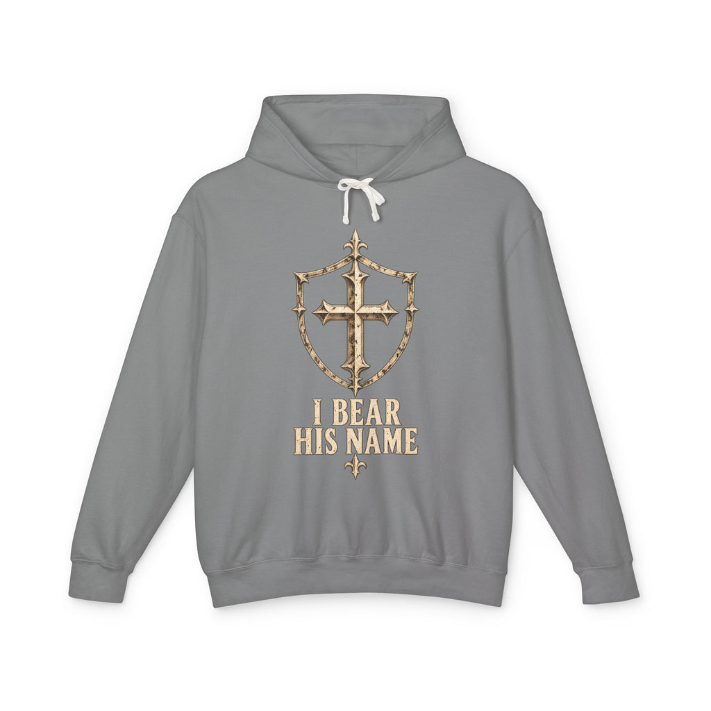 I Bear His Name - Men's Lightweight Hooded Sweatshirt