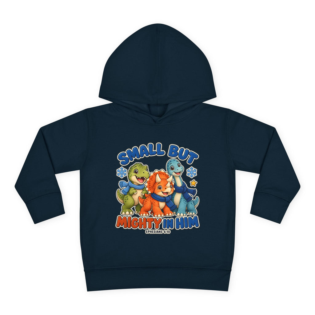 Toddler Hoodie - "Small But Mighty" Dino Pullover