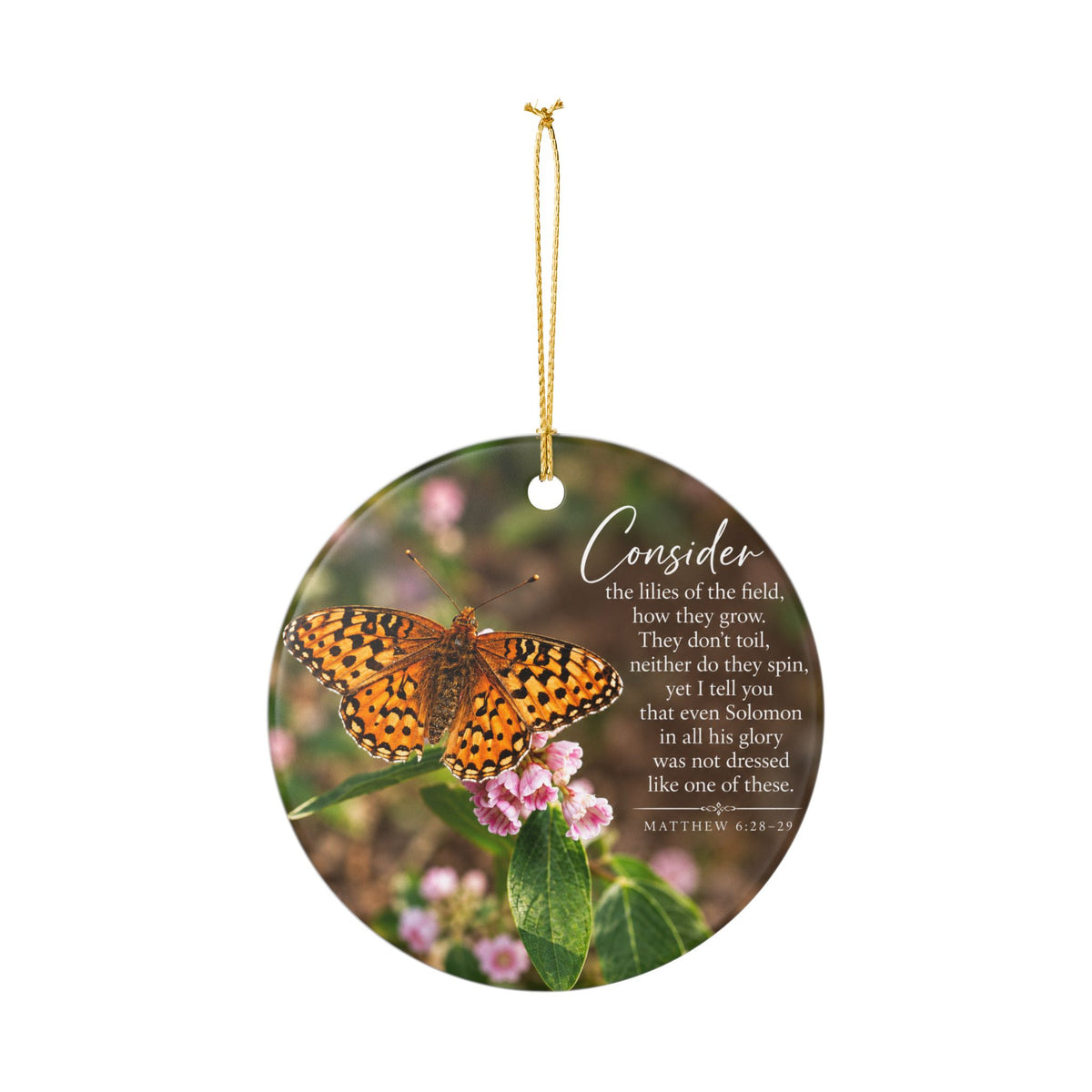 Consider the Flowers - Ornament