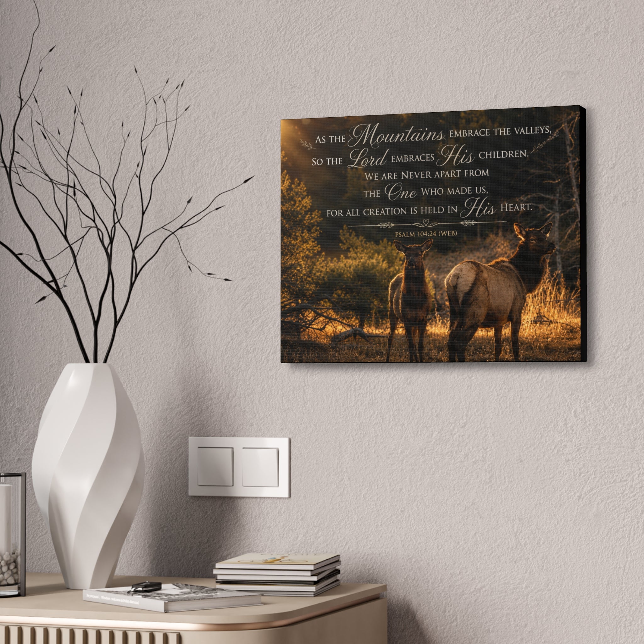 Held in His Heart | Canvas