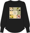 Women's Stretch Jersey Long Sleeve Blouson Top