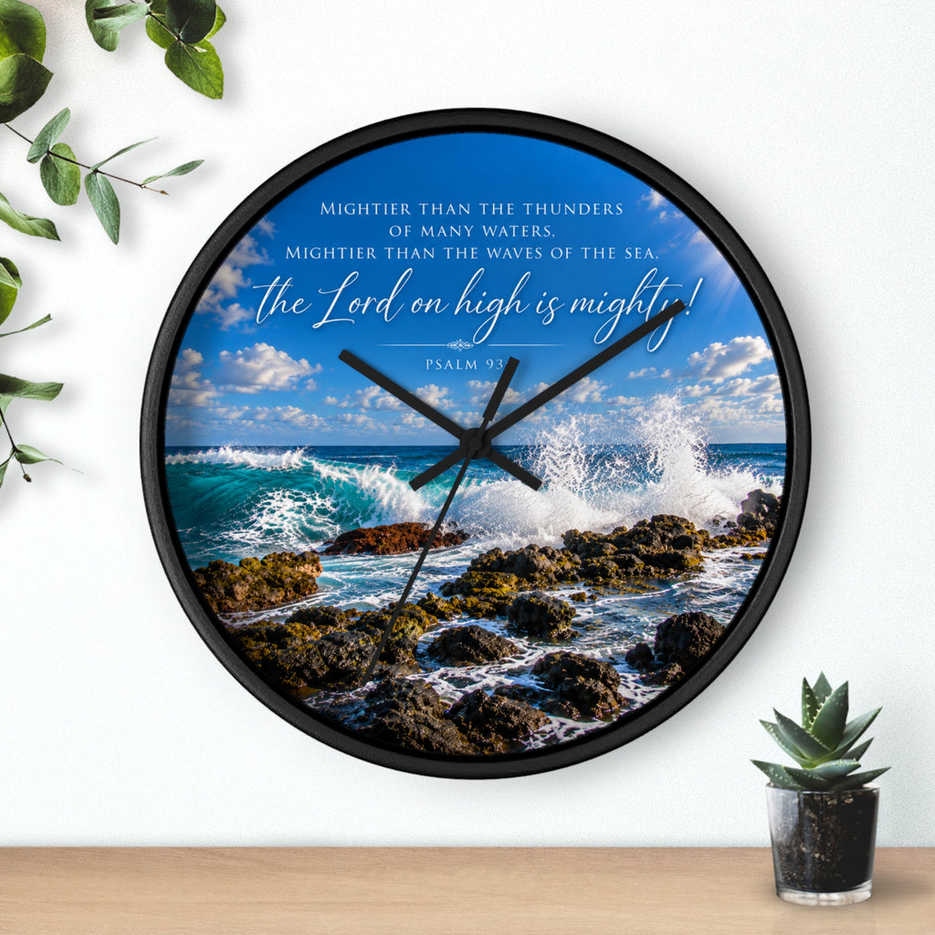 He is Mighty! - Clock