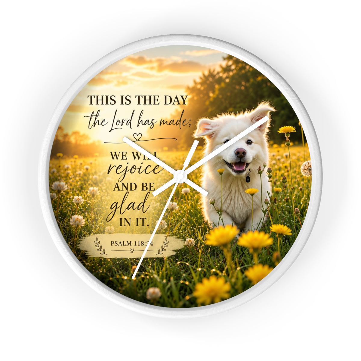 Rejoice Puppy = Clock