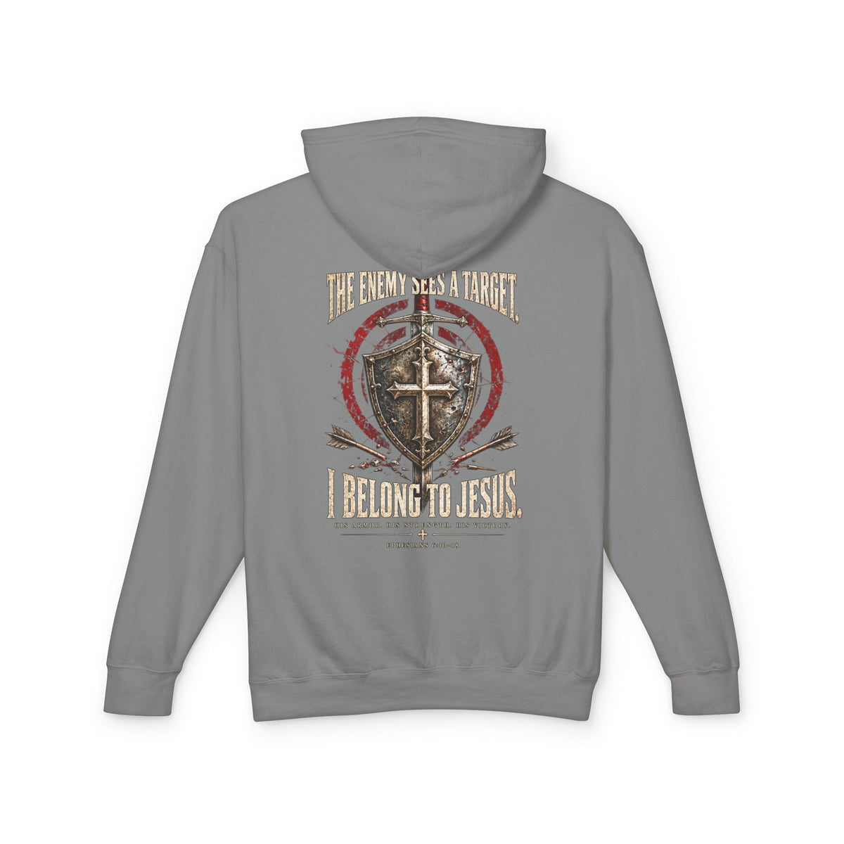 I Bear His Name - Men's Lightweight Hooded Sweatshirt