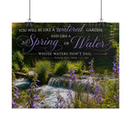 Purple waterfall | Poster
