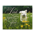 Rejoice Puppy - Canvas