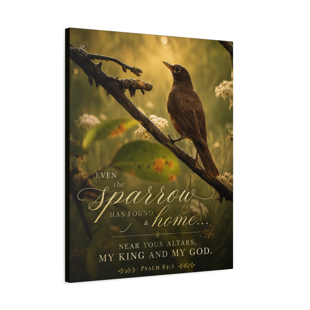 Near Your Altars Bird -Canvas
