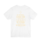 Christian Sword T-Shirt — Be Watchful, Stand Firm Bible Verse Tee