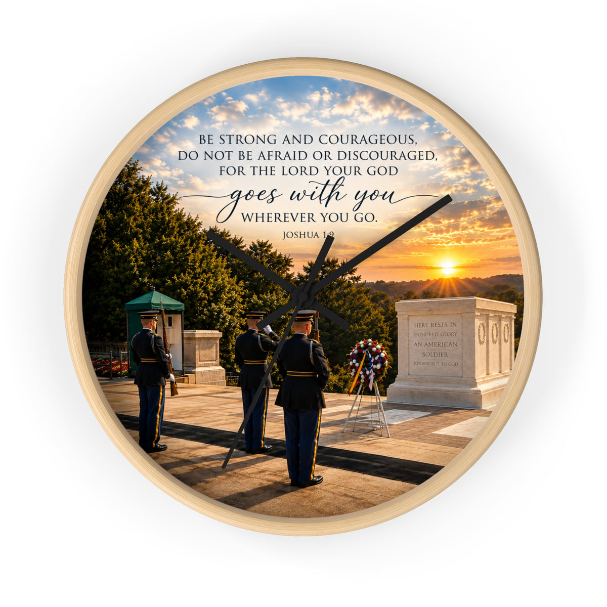 Courage at the Tomb - Clock