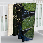 Sherpa Blanket – "Weeping may endure for a night, but joy cometh in the morning" (Psalm 30:5) Inspirational Floral Throw