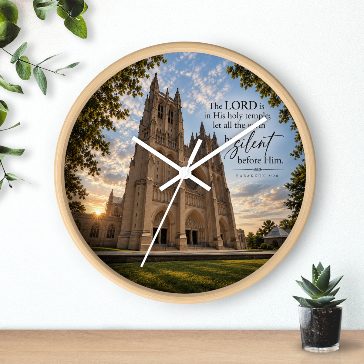 Be Still Before Him Cathedral - Clock