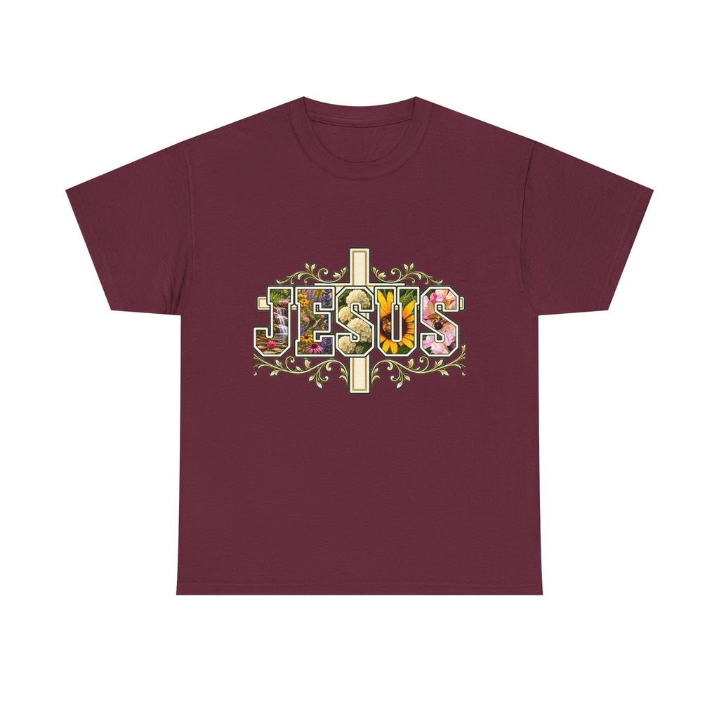 Jesus Floral -Shirt