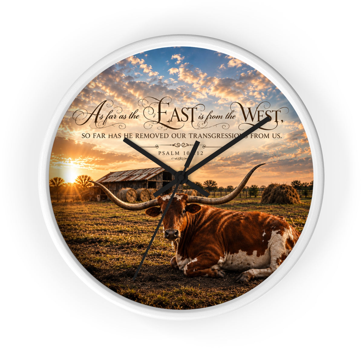 As Far as the East Longhorn - Clock