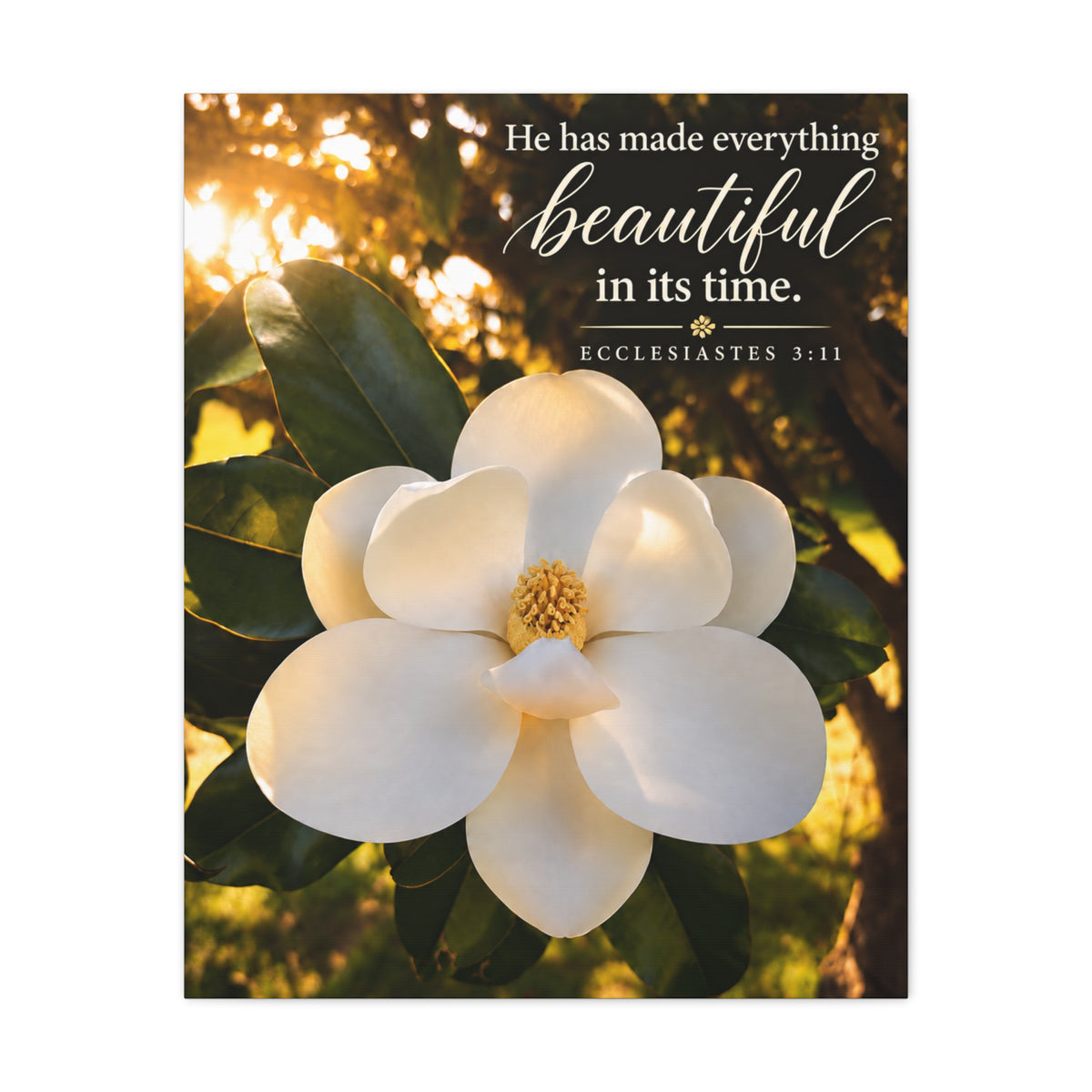 Made Beautiful Magnolia - Canvas