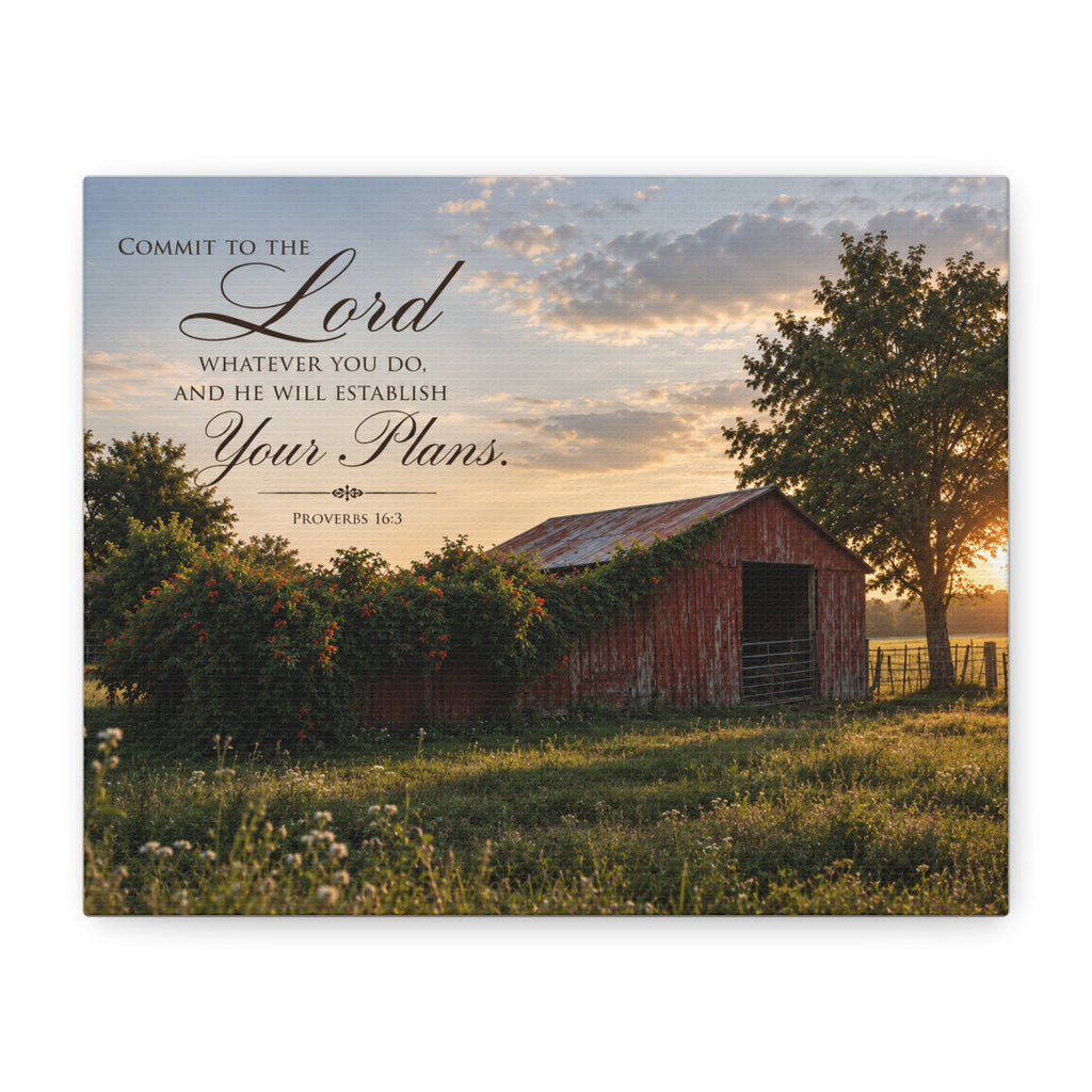 Established by Him - Canvas