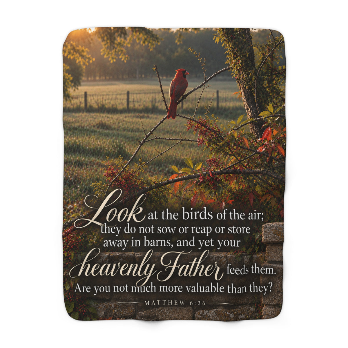 Fed by the Father Cardinal - Blanket