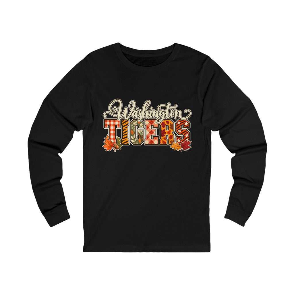 Washington Tigers Fall Plaid Long Sleeve Tee