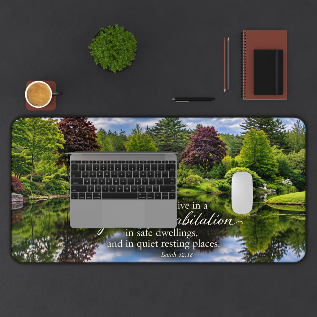 Peaceful Dwellings - Desk Pad