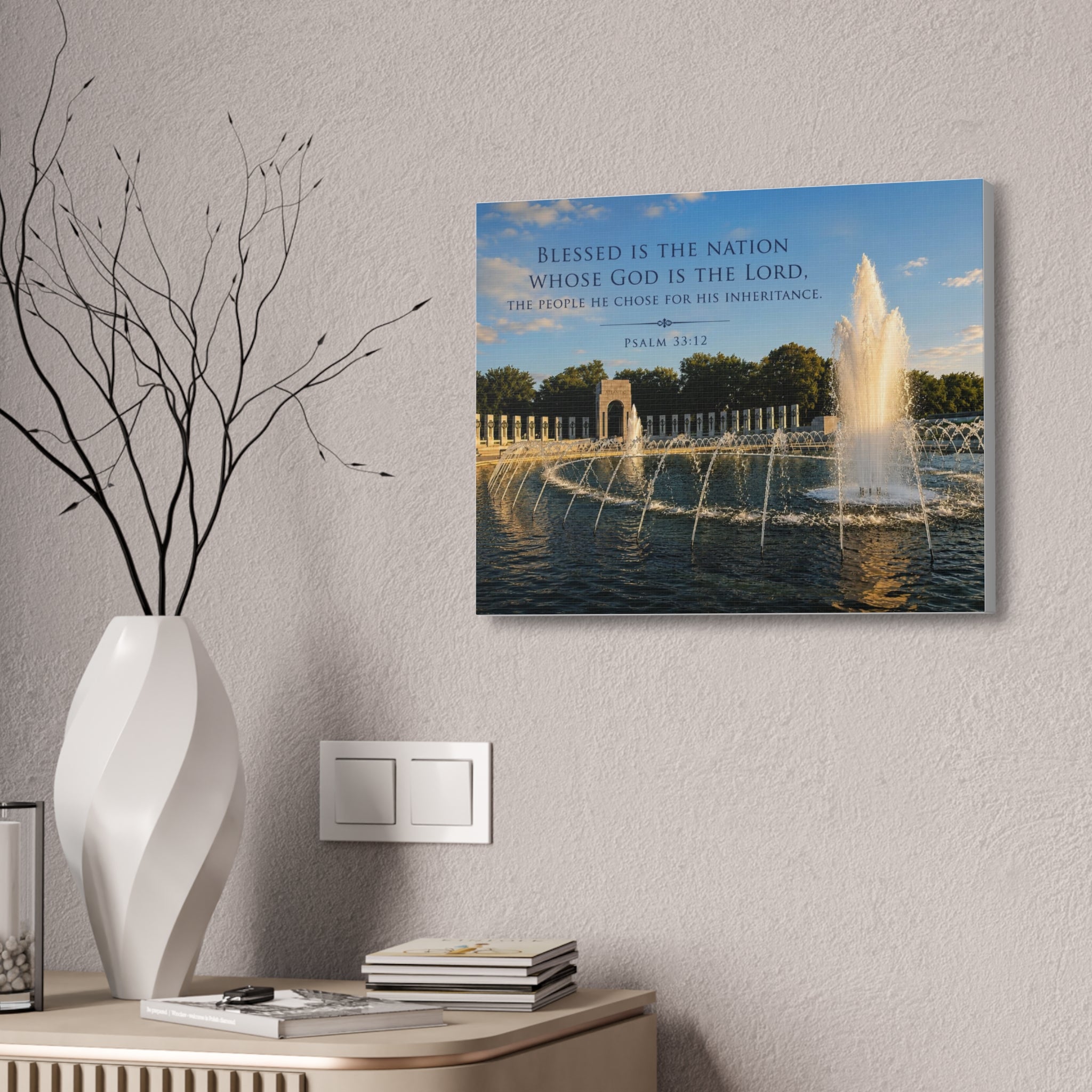 Blessed is the Nation | Canvas