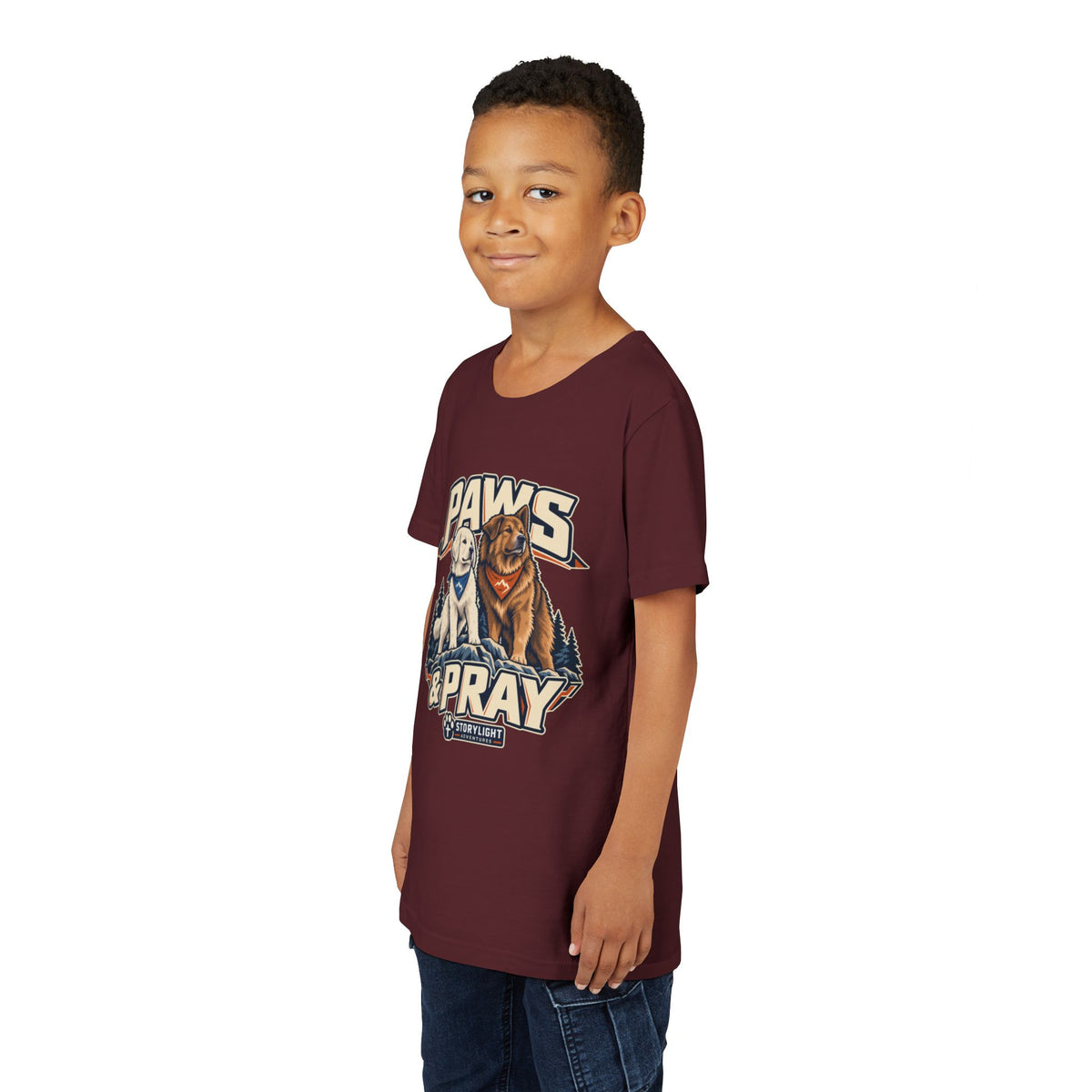 Paws & Pray 2 - Youth T‑Shirt