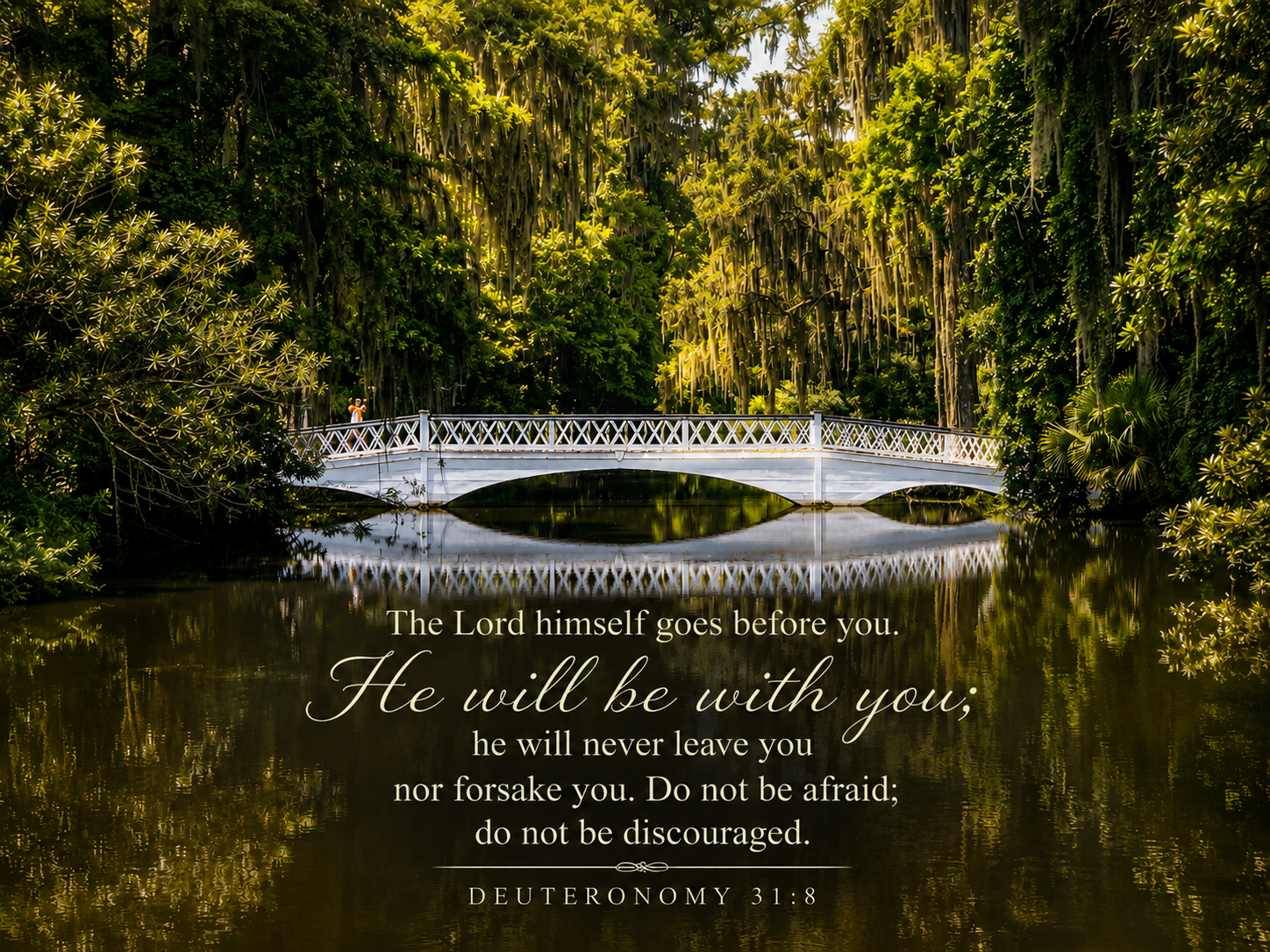 He Will Be With You | Canvas Wall Art